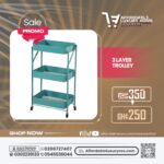 3 Layer Metal Rolling Utility Cart