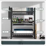 3 Layer Dish Drying Rack (Space-Saving Multi-Tier)