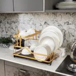 2 Layer Dish Drying Rack (Space-Saving Two-Tier)
