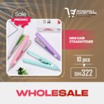 Mini Hair Straightener / 2-in-1 Portable Ceramic Flat Iron