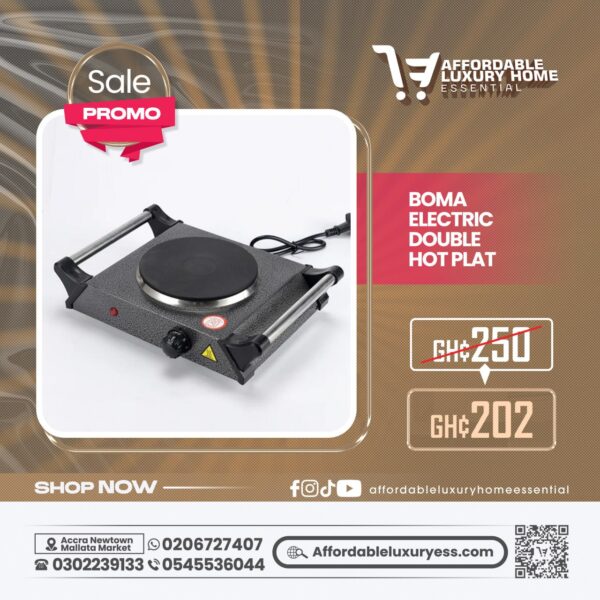 Boma Double Single Electric Plate / Dual Hot Plate