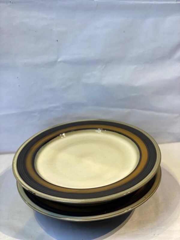 2 Pcs Ceramic Plates Set