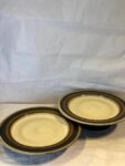 2 Pcs Ceramic Plates Set