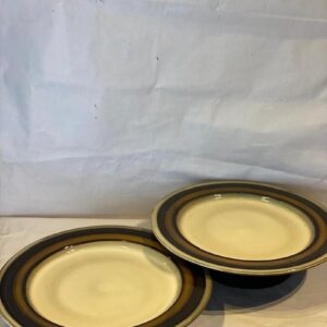 2 Pcs Ceramic Plates Set