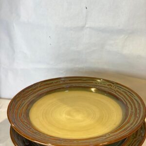 2 Pcs Ceramic Plates Set