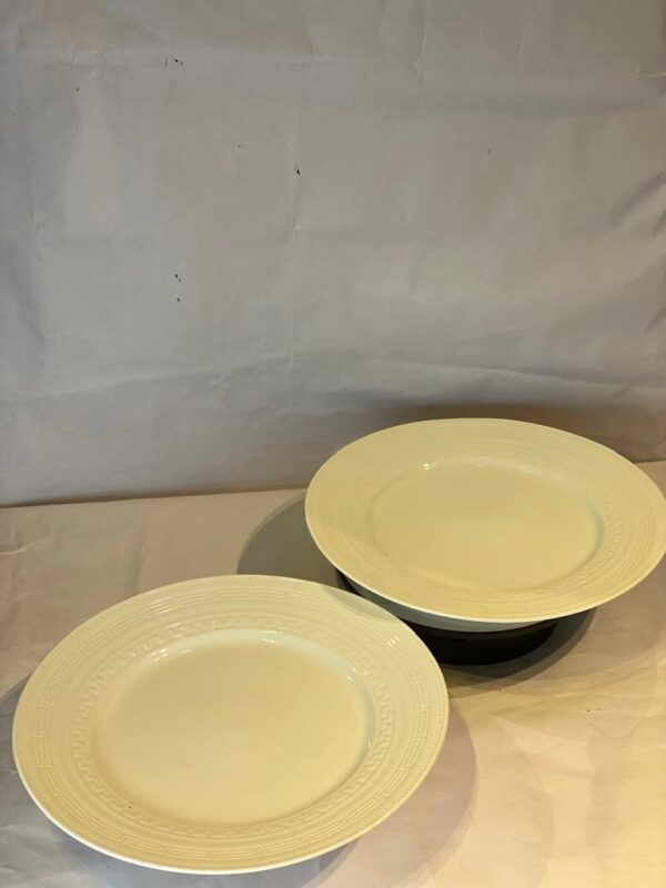 2 Pcs Ceramic plate Set