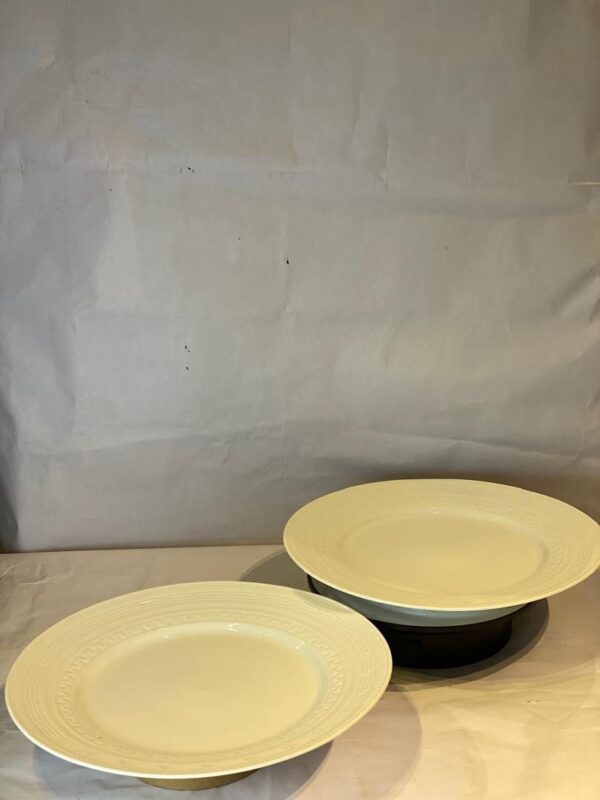 2 Pcs Ceramic plate Set