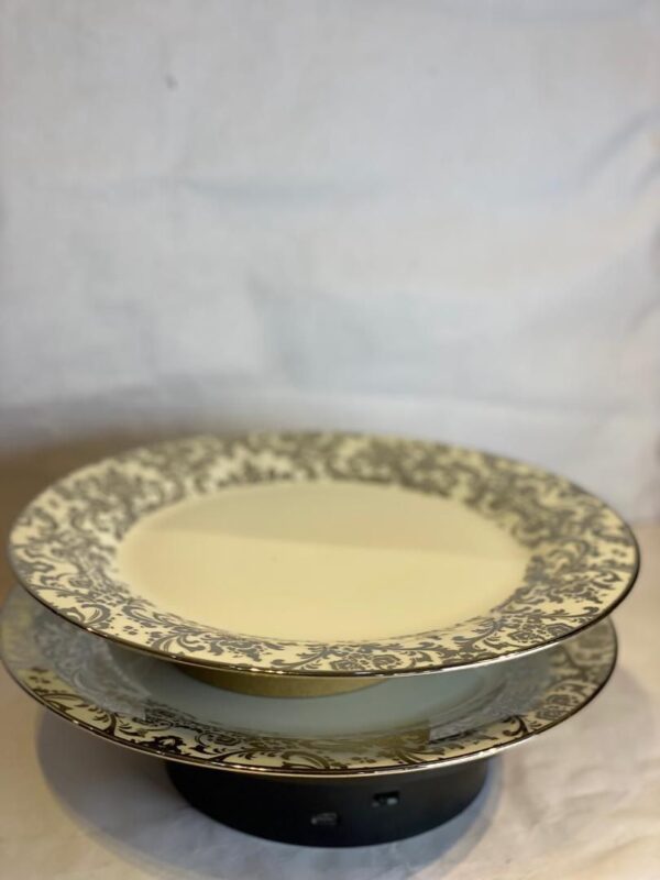 2 Pcs Ceramic Plate Set