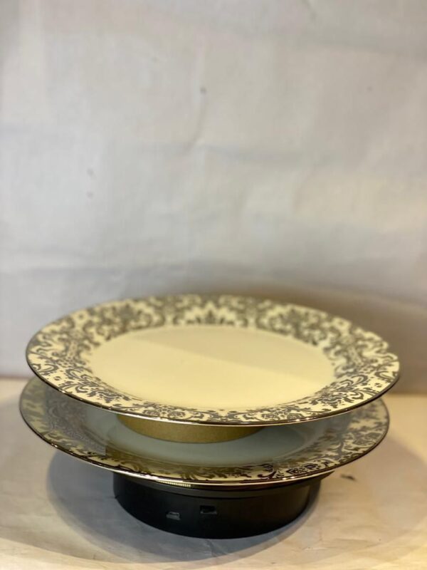 2 Pcs Ceramic Plate Set