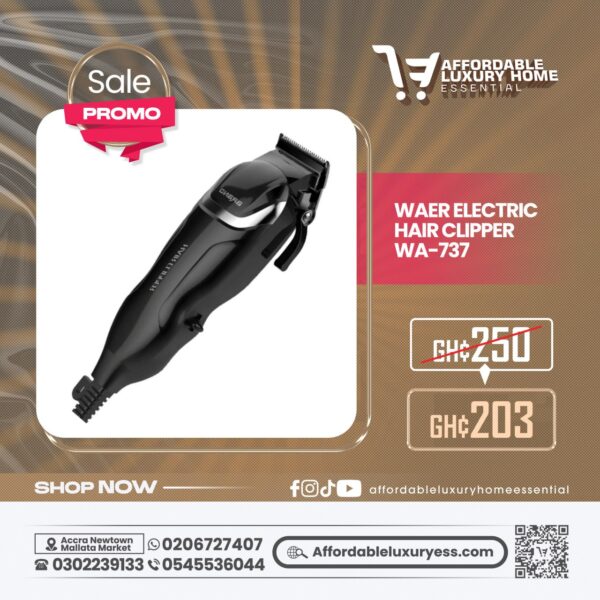 Waer Electric Hair Clipper (Professional Model WA-737)