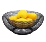 Fruit Basket (Metal Mesh Storage Bowl)