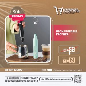 Rechargeable Frother (USB Speed-Adjustable Milk Frother)