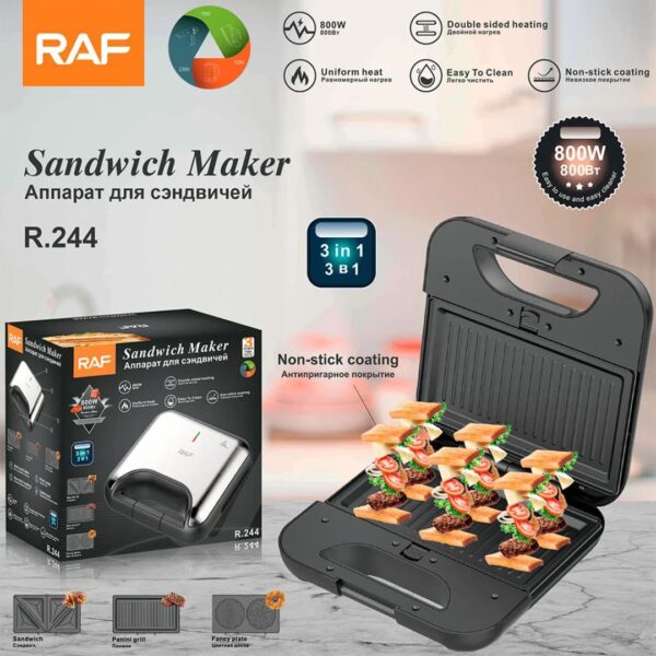 10in1 Sandwich Maker (RAF Electric Appliance)