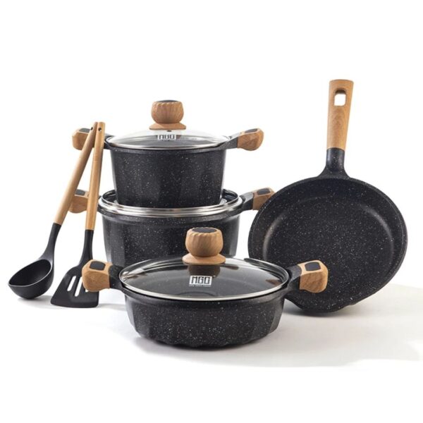 MGC 10-Piece Non-Stick Granite/Ceramic Cookware Set