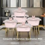 MGC 5-Piece Square Non-Stick Granite Cookware Set