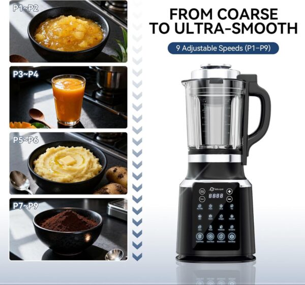 RAF R.2859R 2-in-1 Professional Heating Blender (800W)