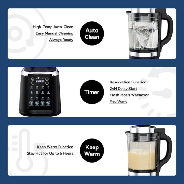 RAF R.2859R 2-in-1 Professional Heating Blender (800W)