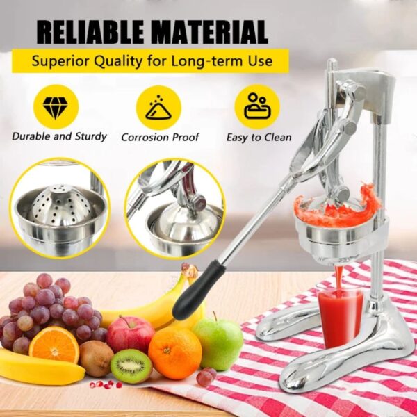 Heavy-Duty Manual Hand Press Citrus Juicer