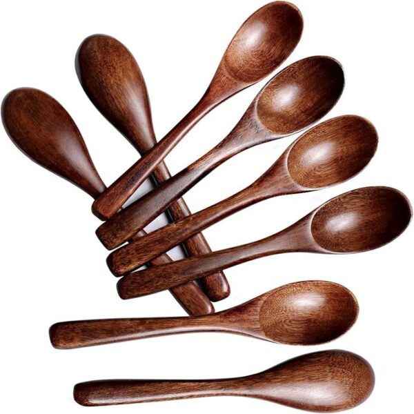 Premium Natural Teak & Acacia Wood Kitchen Spoon