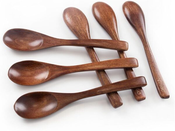 Premium Natural Teak & Acacia Wood Kitchen Spoon