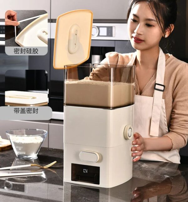 Large Capacity Airtight Rice & Dry Food Dispenser