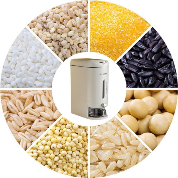 10kg Airtight Rice & Dry Grain Dispenser