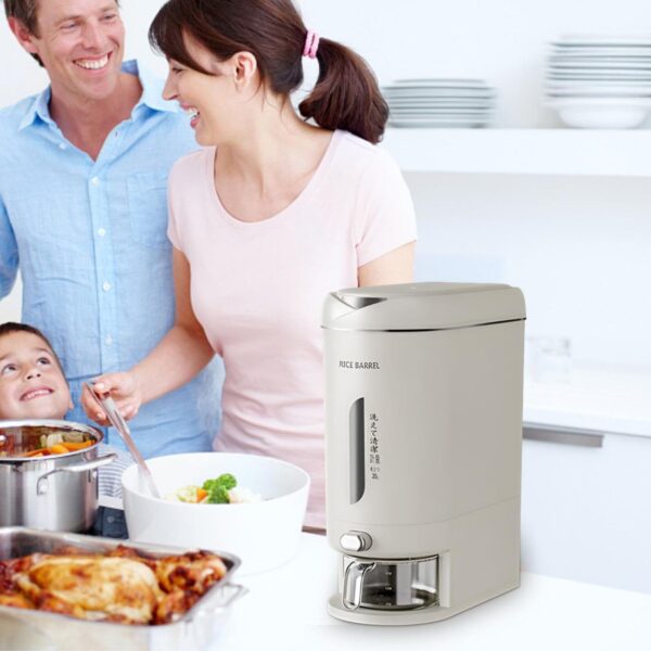 10kg Airtight Rice & Dry Grain Dispenser