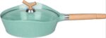 MGG 15-Piece Jade Series Non-Stick Ceramic Cookware Set