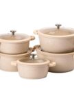 Make Grace Cooker 10-Piece Die-Cast Granite Stockpot Set