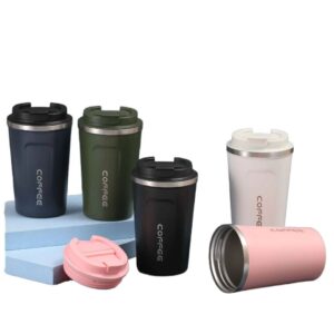 Premium Double-Wall Insulated Coffee Mug / Travel Flask