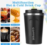Premium Double-Wall Insulated Coffee Mug / Travel Flask