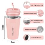 Premium Double-Wall Insulated Coffee Mug / Travel Flask