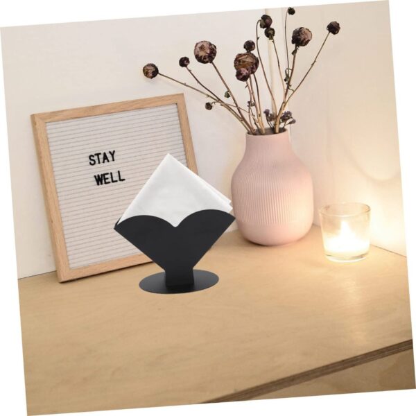 Luxury Heart-Shaped Stainless Steel Tissue Dispenser