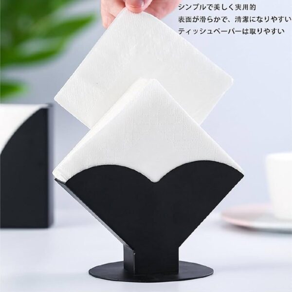Luxury Heart-Shaped Stainless Steel Tissue Dispenser