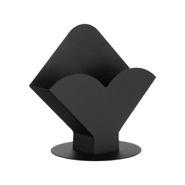 Luxury Heart-Shaped Stainless Steel Tissue Dispenser