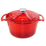 Enameled Cast Iron Casserole Dish / Dutch Oven