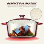 Enameled Cast Iron Casserole Dish / Dutch Oven