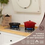 Enameled Cast Iron Casserole Dish / Dutch Oven