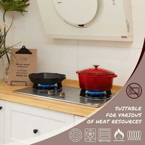 Enameled Cast Iron Casserole Dish / Dutch Oven