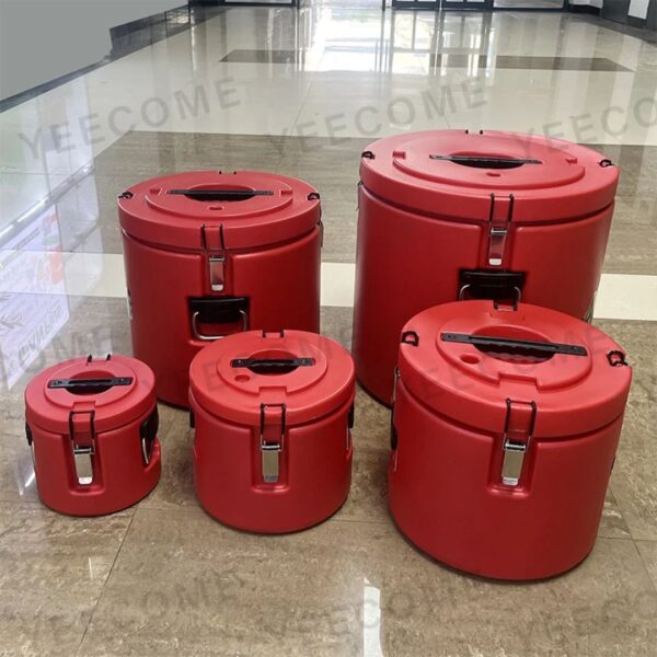5-Piece Insulated Food Barrel / Cooler Box Set (Hot & Cold)