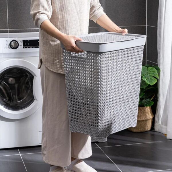 Durable Plastic Laundry Basket