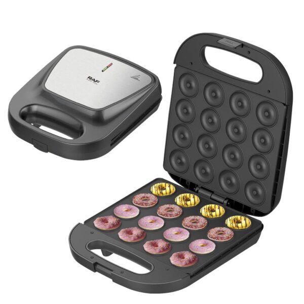 Mini Donut Maker Machine - 16 Hole Capacity (Non-Stick)