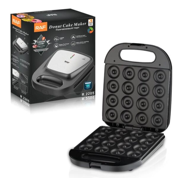 Mini Donut Maker Machine - 16 Hole Capacity (Non-Stick)