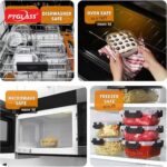 12-Piece Airtight Borosilicate Glass Meal Prep Storage Set