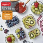 12-Piece Airtight Borosilicate Glass Meal Prep Storage Set