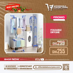 3-Tier Foldable Laundry Drying Rack