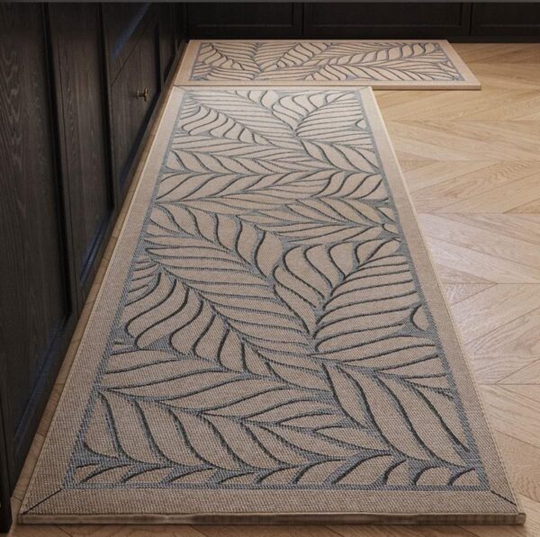 2-Piece Kitchen Mat Set (Water Absorbent & Anti-Slip)