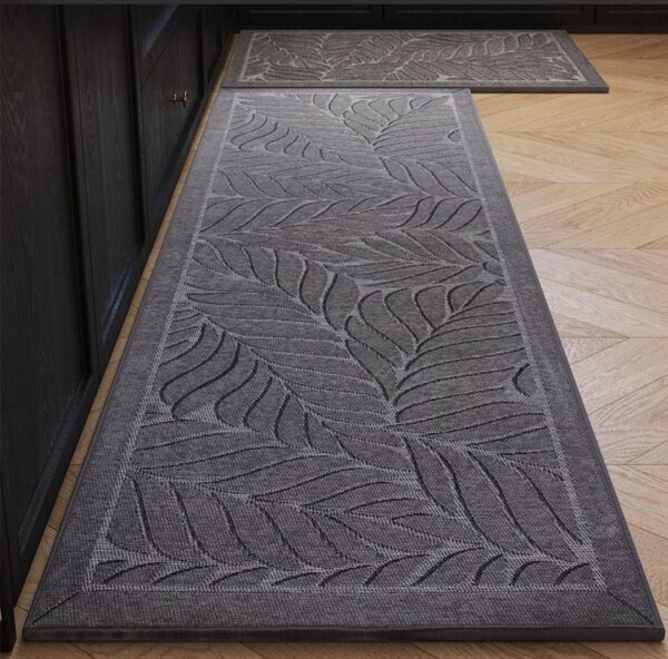 2-Piece Kitchen Mat Set (Water Absorbent & Anti-Slip)