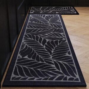 2-Piece Kitchen Mat Set (Water Absorbent & Anti-Slip)