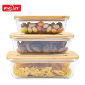 3-Piece Eco-Luxury Glass Storage Set